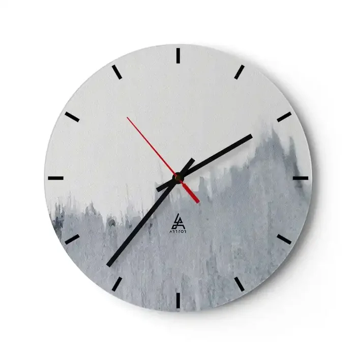 Reloj de pared – Reloj de vidrio – Una señal misteriosa – 40×40 cm