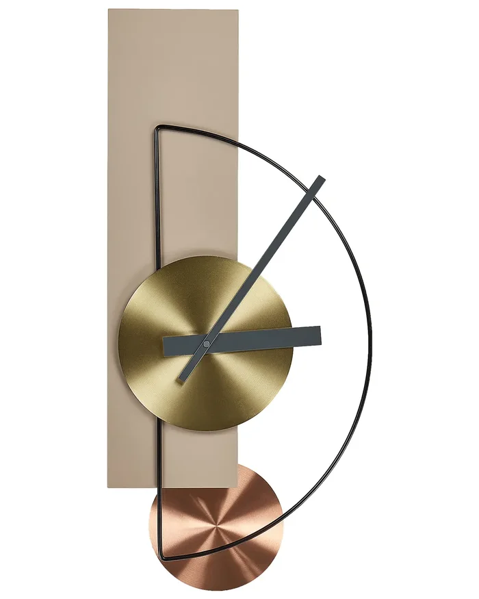Reloj de pared CEVINS 31 cm Metal Beige