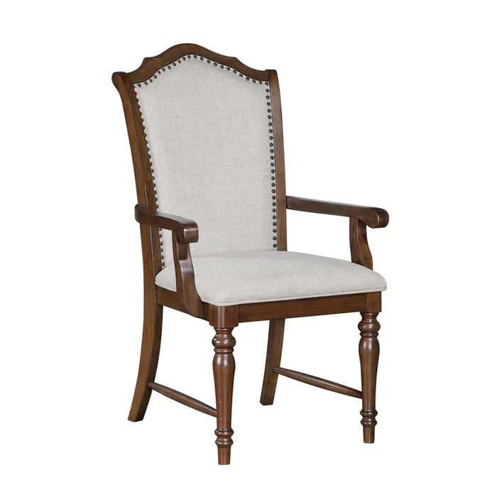 Rexford Cherry Dining Arm Chair, Set of 2