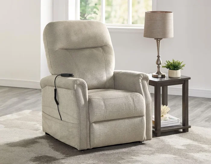Rhodes Versatile Beige Power Lift Chair