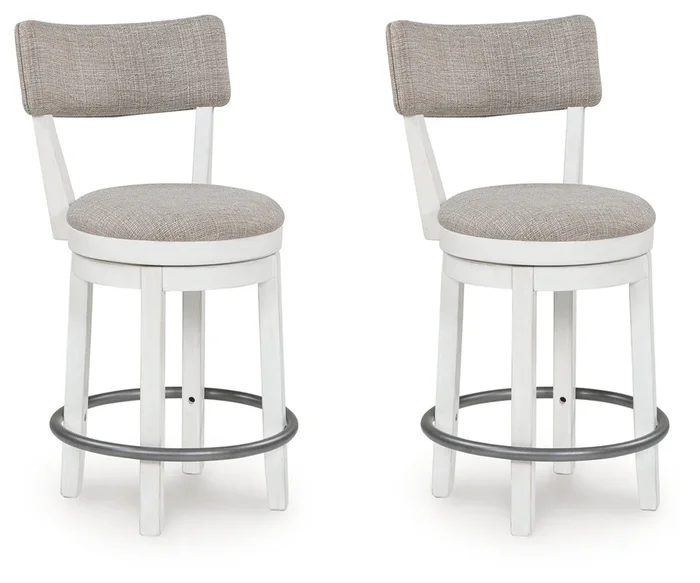 Robbinsdale Antique White Counter Height Barstool (Set of 2), Set of 2