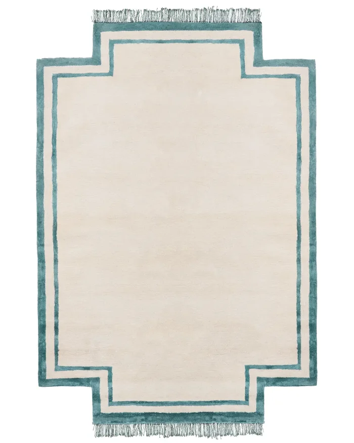 Rug BERWARI Light Beige 160 x 230 cm Viscose