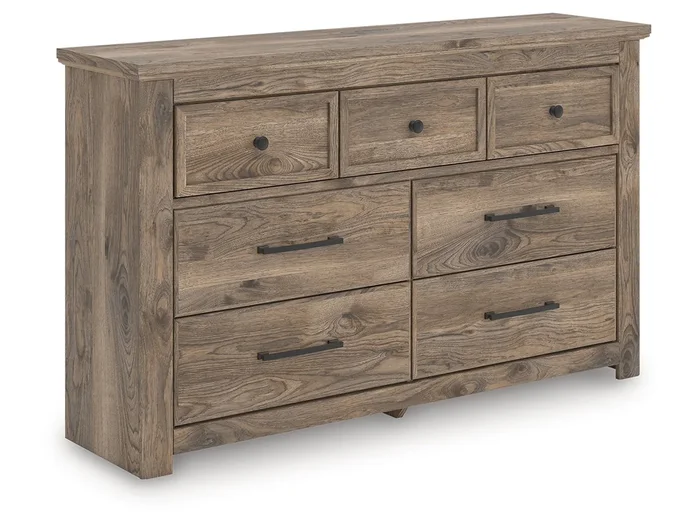 Rusticott Brown Seven Drawer Dresser