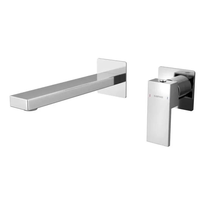 Sapho – Grifo de lavabo para instalación empotrada CUBEMIX cromo brillante