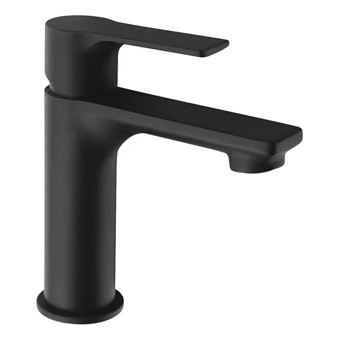Sapho – Grifo de lavabo PAX 16,5 cm mate negro