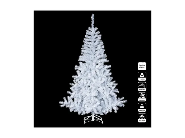 Sapin luxe blanc 180 cm
