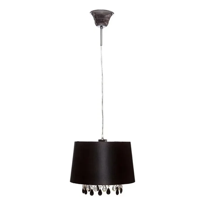 Searchlight – Lámpara colgante LILA 1xE27/60W/230V negro