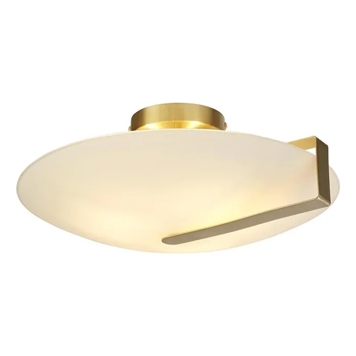 Searchlight – Lámpara de techo SUNDIAL 3xE27/40W/230V dorada