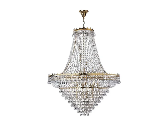 Searchlight Versailles 19 ljus ljuskrona guldfinish, E14