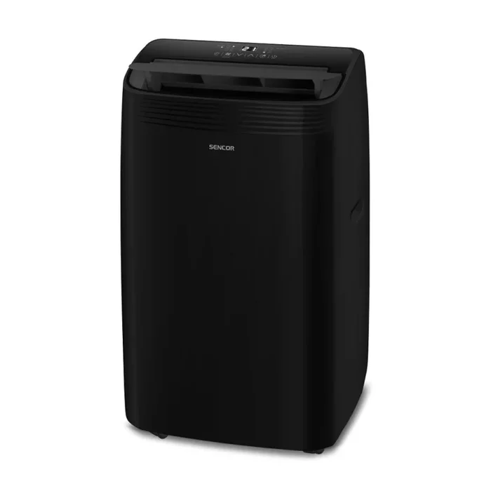 Sencor – Aire acondicionado móvil inteligente 4 en 1 con accesorios completos 900W/230V 9000 BTU Wi-Fi negro + mando a distancia