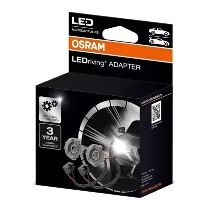 SET 2x LEDriving Adaptador H7 – Osram