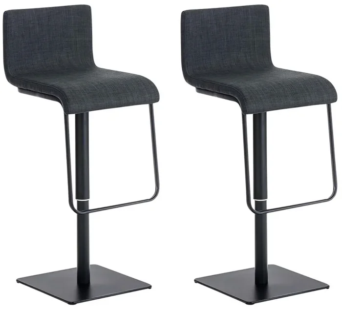 Set 2x Taburete Limon en Tela 41x46x80 cm