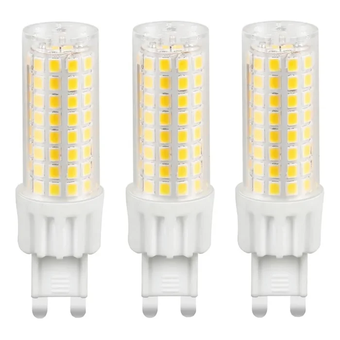 SET 3x Bombilla LED ECOLINE G9/7W/230V 3000K – Brilagi