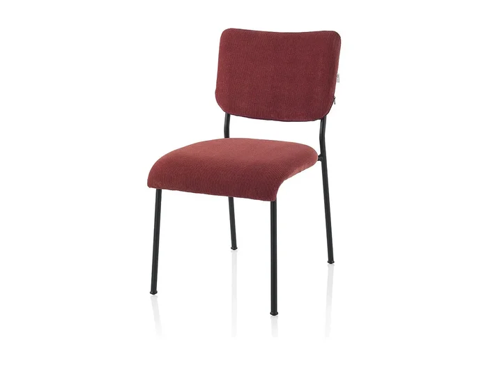 Set de 2 Sillas LOIS rojo coral