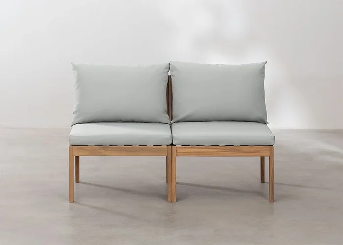 Set de Jardín de 2 Piezas Filips Gris Claro – SKLUM