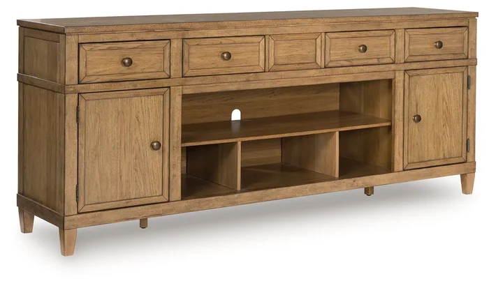 Sharlance Light Brown 81″ TV Stand