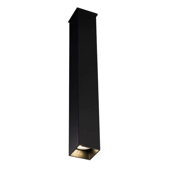 Shilo – Plafón 1xGU10/15W/230V negro