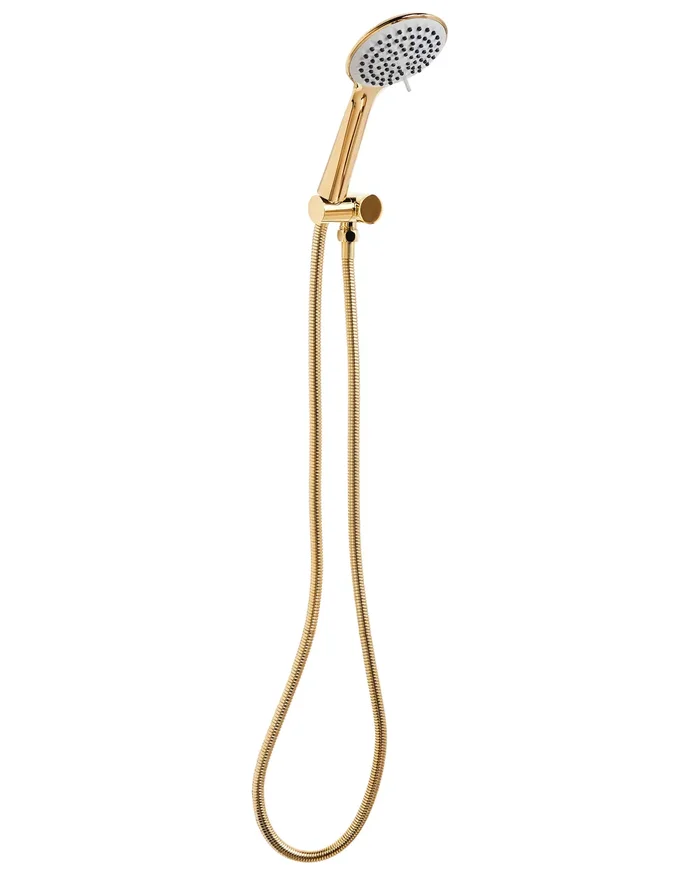 Shower Head and Hose Kit TARMA 4-function Gold