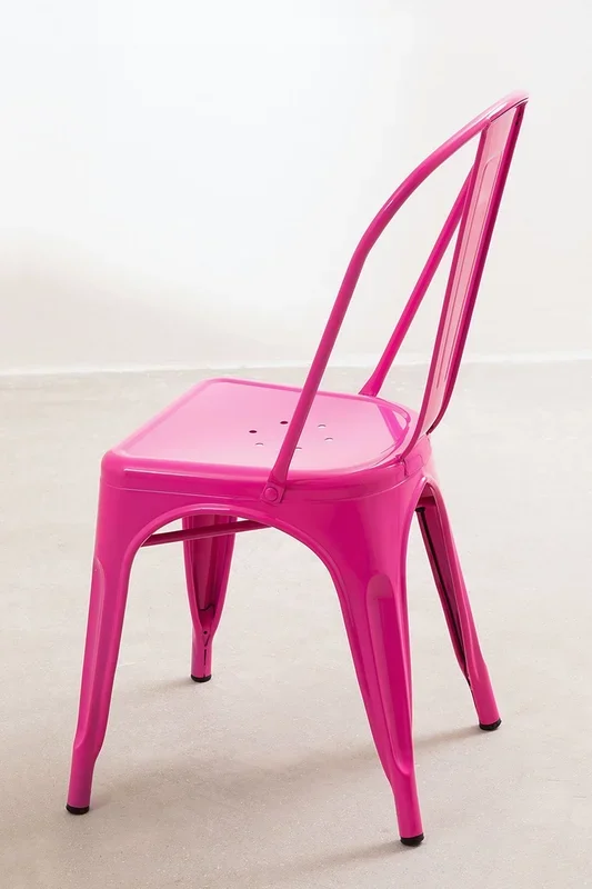 Silla Apilable LIX Rosa Fucsia – SKLUM