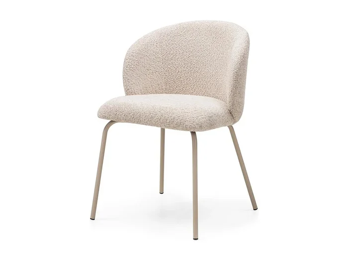 Silla de comedor 55×58.5×78 cm beige lueur
