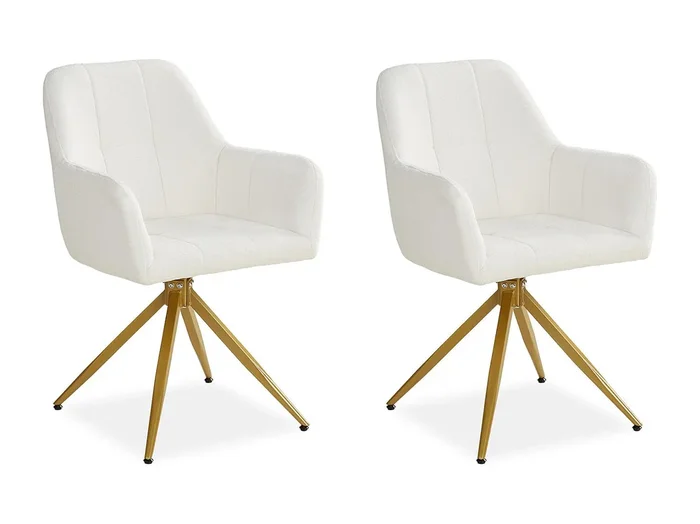 Silla de comedor 56x86x60 cm beige