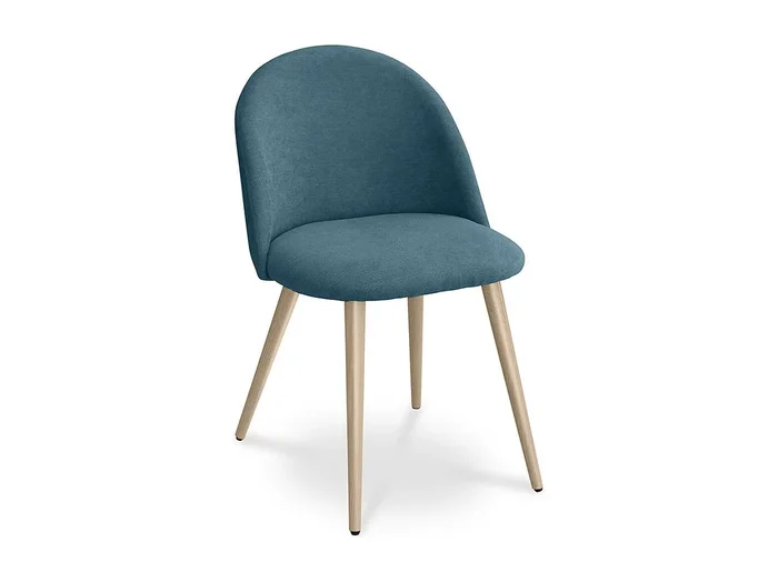 Silla de Comedor – Tapizada en Tela – Estilo Escandinavo – Evelyne