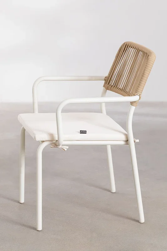Silla de Comedor Apilable Arhiza Blanco Gardenia – SKLUM