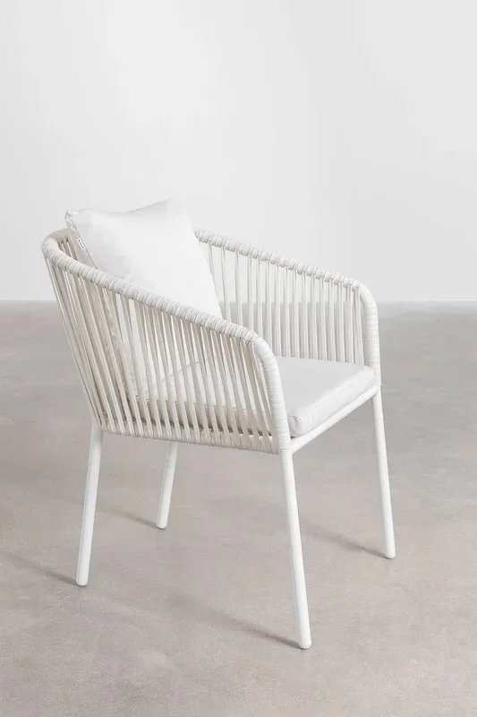 Silla de comedor Arhiza Classic Blanco Gardenia – SKLUM