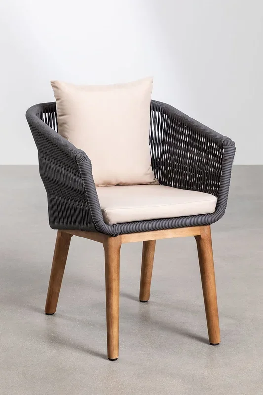 Silla de Comedor Barker Gris Antracita – SKLUM