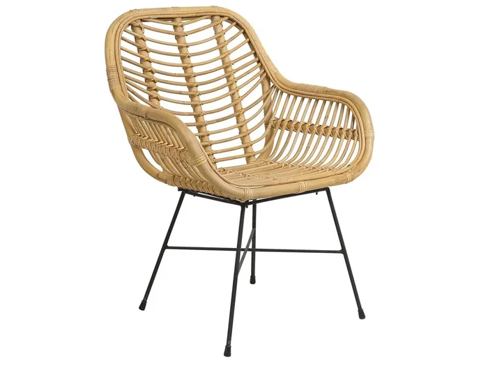 Silla de comedor CANORA Ratán Natural