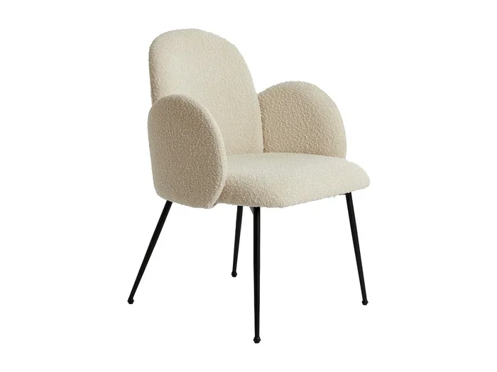 Silla de comedor CHIBA – 59x62x86cm – Blanco – Juego de 2