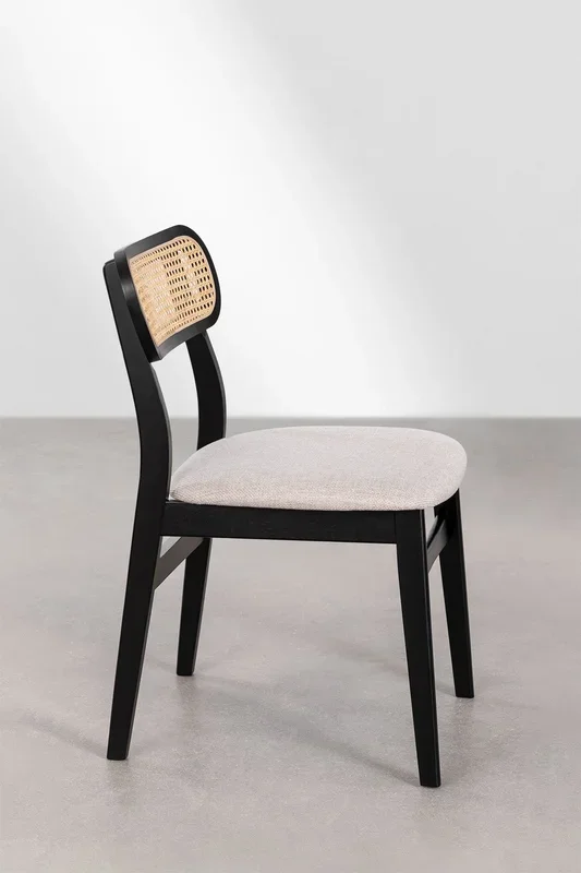 Silla de Comedor en Madera Leivel Negro – SKLUM
