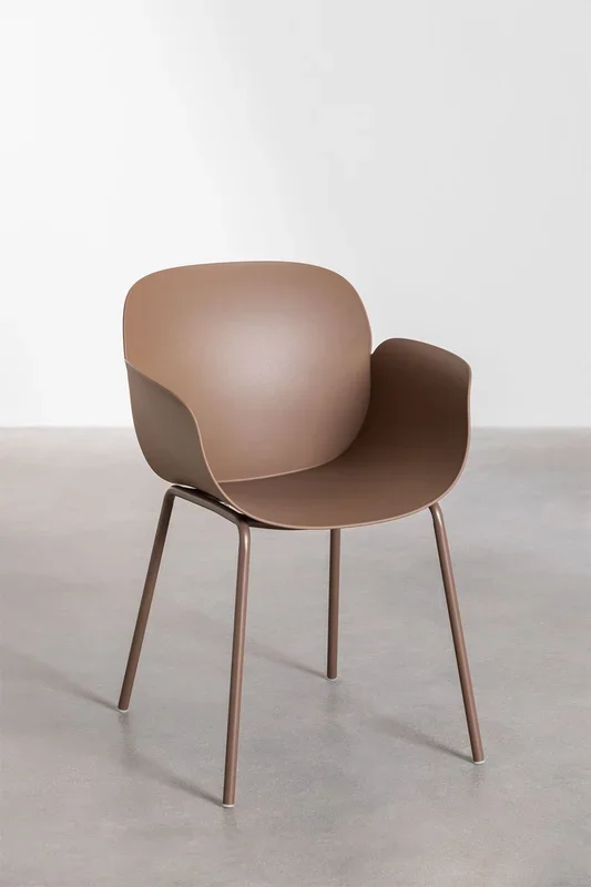 Silla de Comedor Lynette Marrón Caramelo – SKLUM