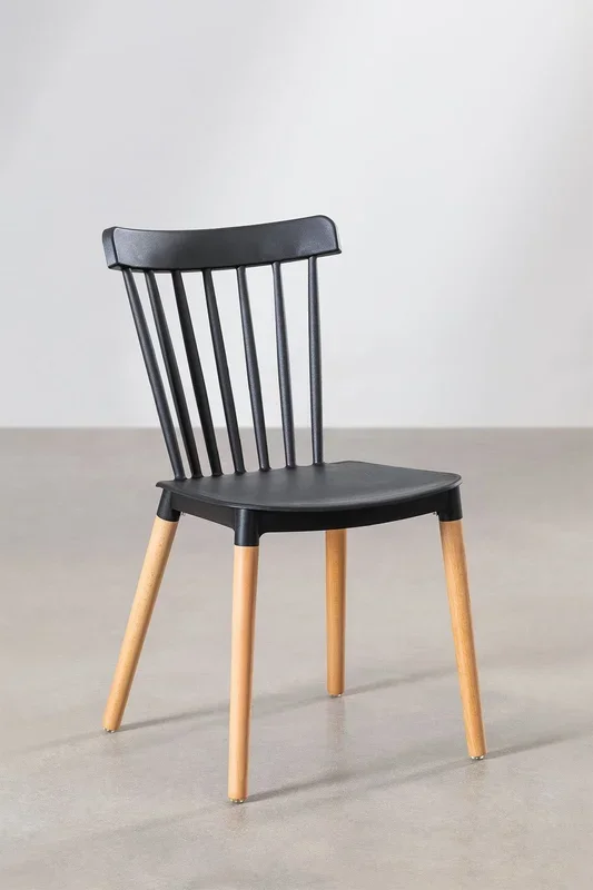 Silla de Comedor Royal Negro – SKLUM