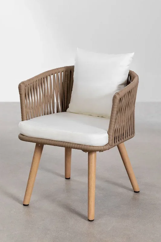 Silla de Jardín Brendan Marrón Trigo – SKLUM