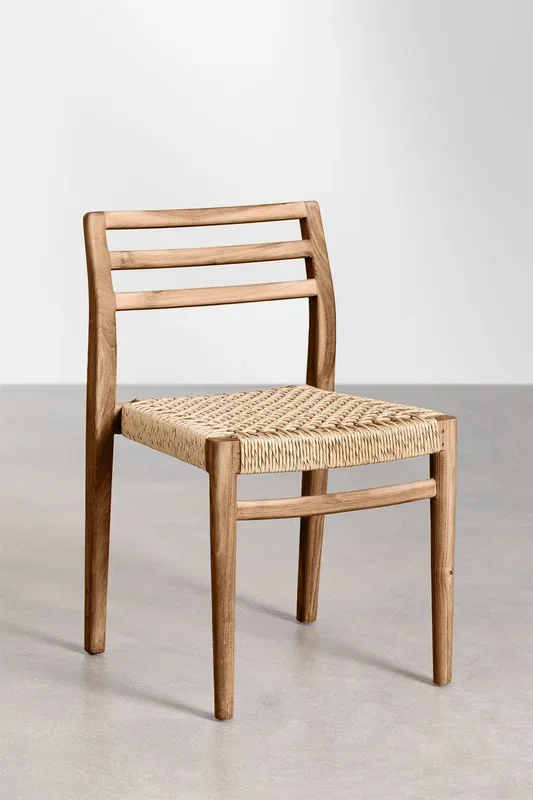 Silla de Jardín en Madera de Teca Lulea Madera de Teca – SKLUM