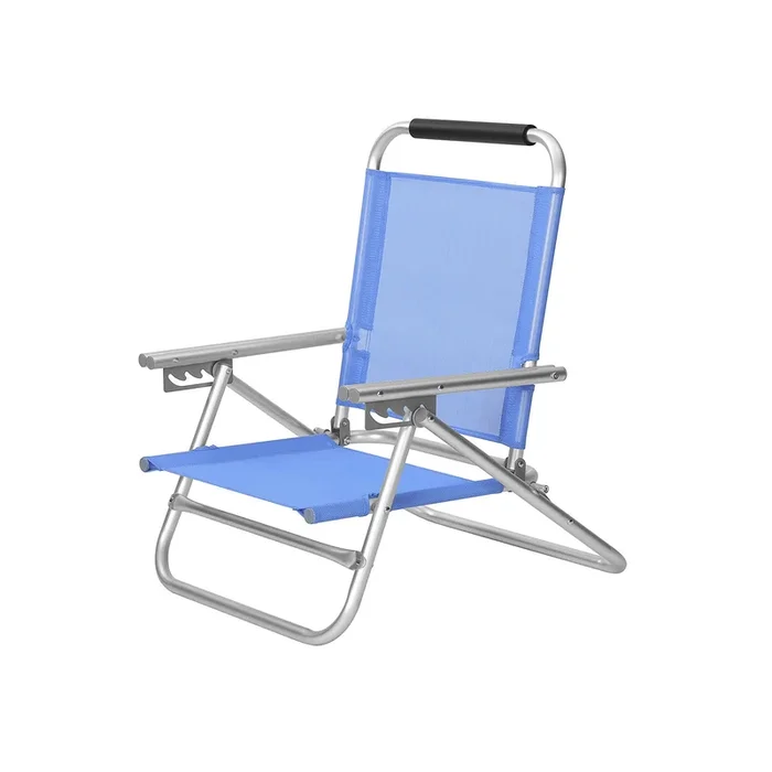 Silla de Playa Portátil con Respaldo-SONGMICS