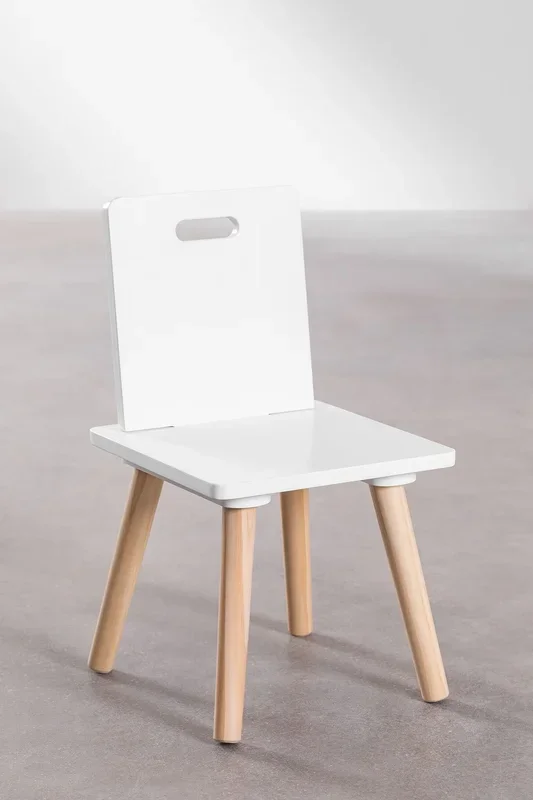 Silla en Madera Tom Kids Blanco – SKLUM