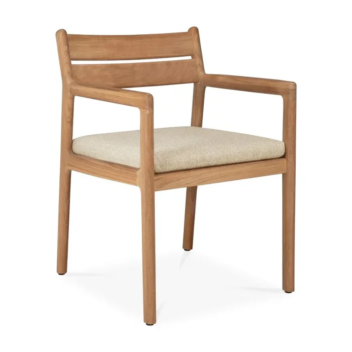 Silla Exterior Teca con Brazos ‘Jack’