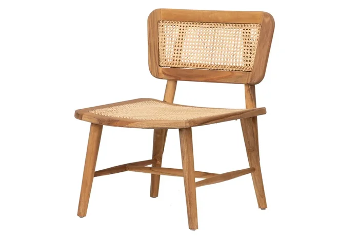 Silla Teca Natural 60x64x80 Cm