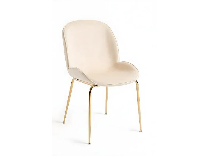 Sillas Comedor – Silla Bille Golden Terciopelo – Beige