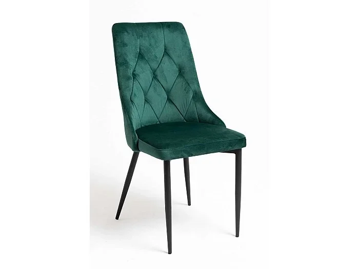 Sillas Comedor – Silla Dolphin Black Terciopelo – Verde