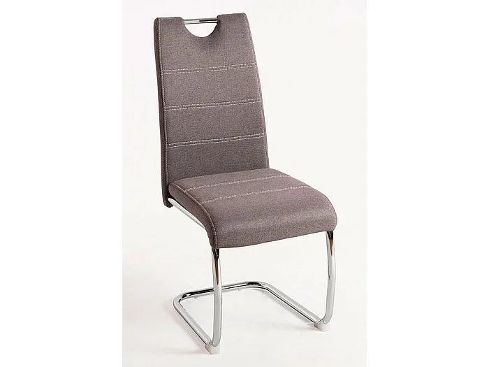 Sillas Comedor – Silla Hallen Tela – Gris claro