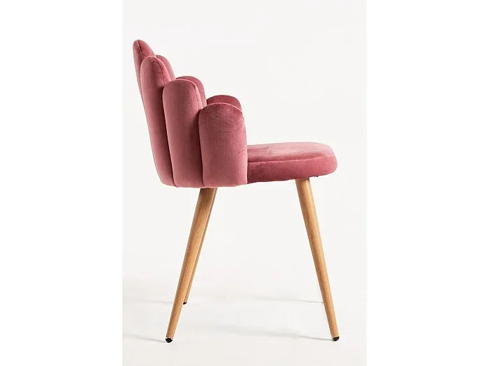 Sillas Comedor – Silla Hand Terciopelo – Rosa