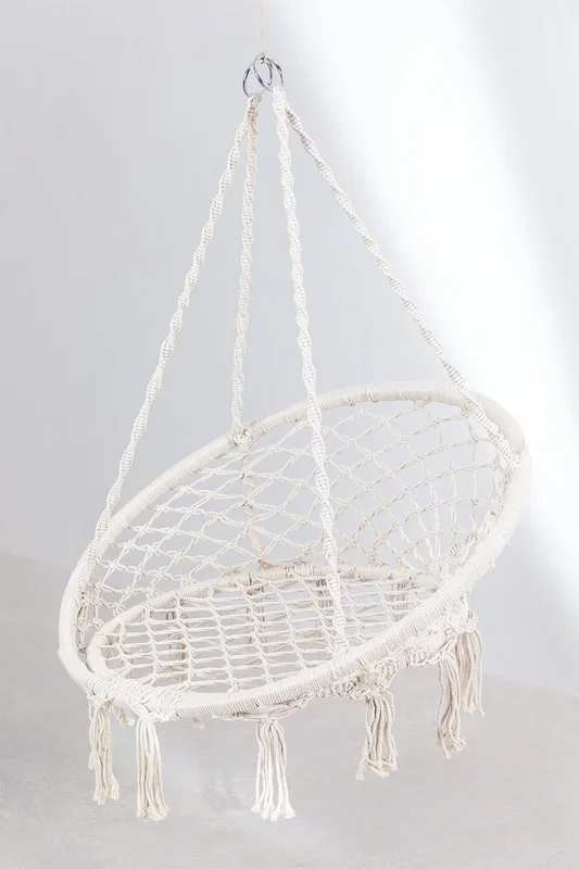 Sillón Colgante de Jardín Bahli Blanco Roto – SKLUM