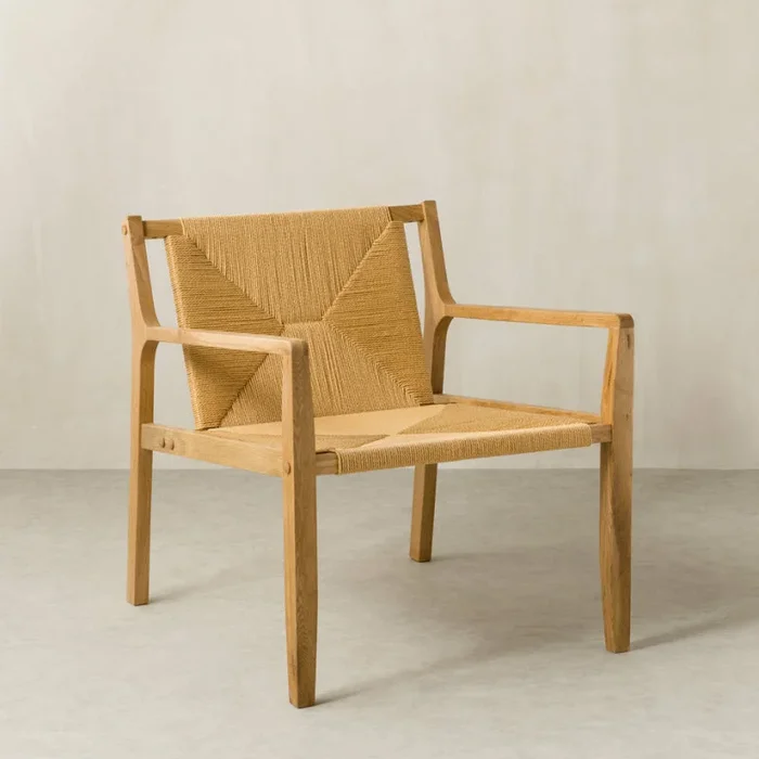 Sillón de jardín ratán Paros Natural – Kenay Home