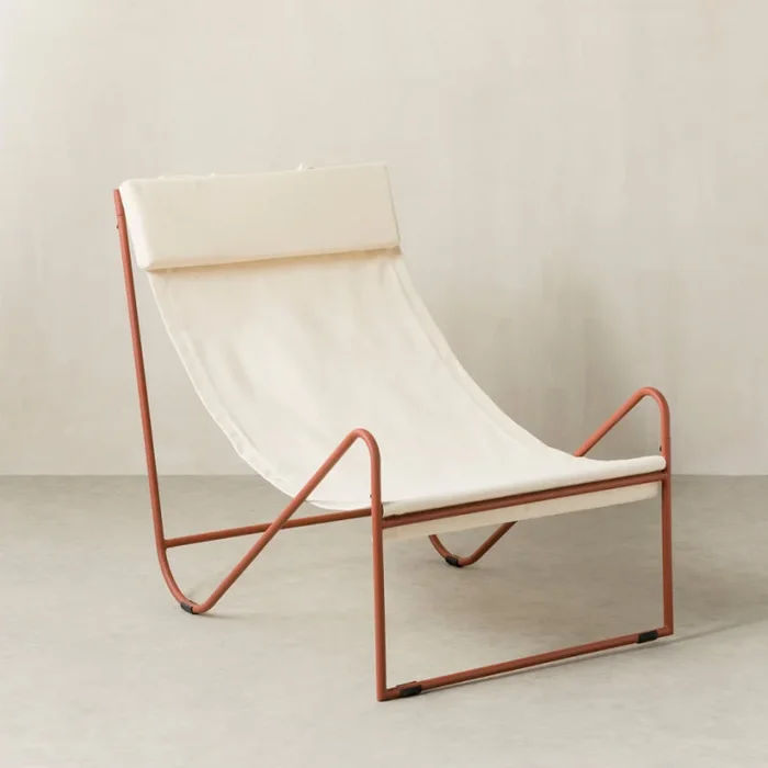 Sillón de jardín terracota Lang Terracota – Kenay Home