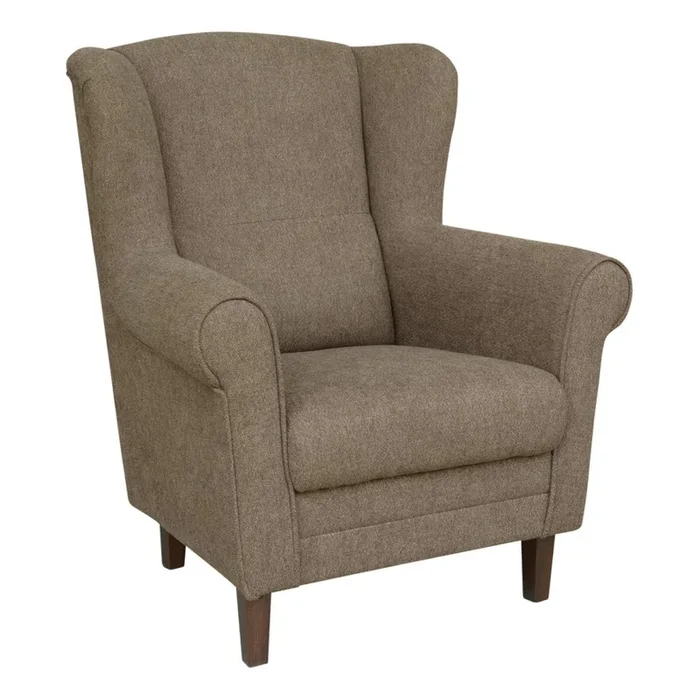 Sillón orejero GALA marrón