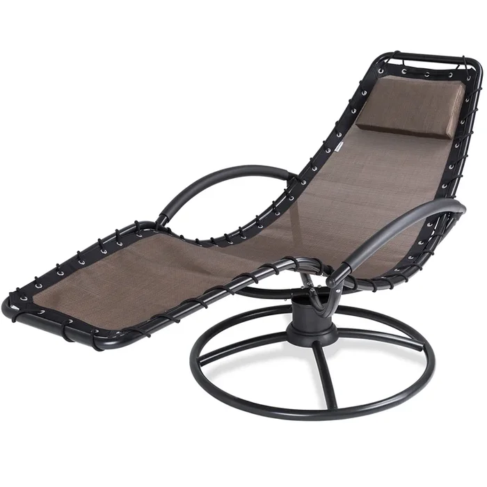 Sillón reclinable Eva marrón moca 191x77x 82cm ergonómico