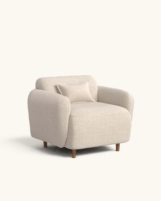 Sillón Roger Marrón claro – Hannun